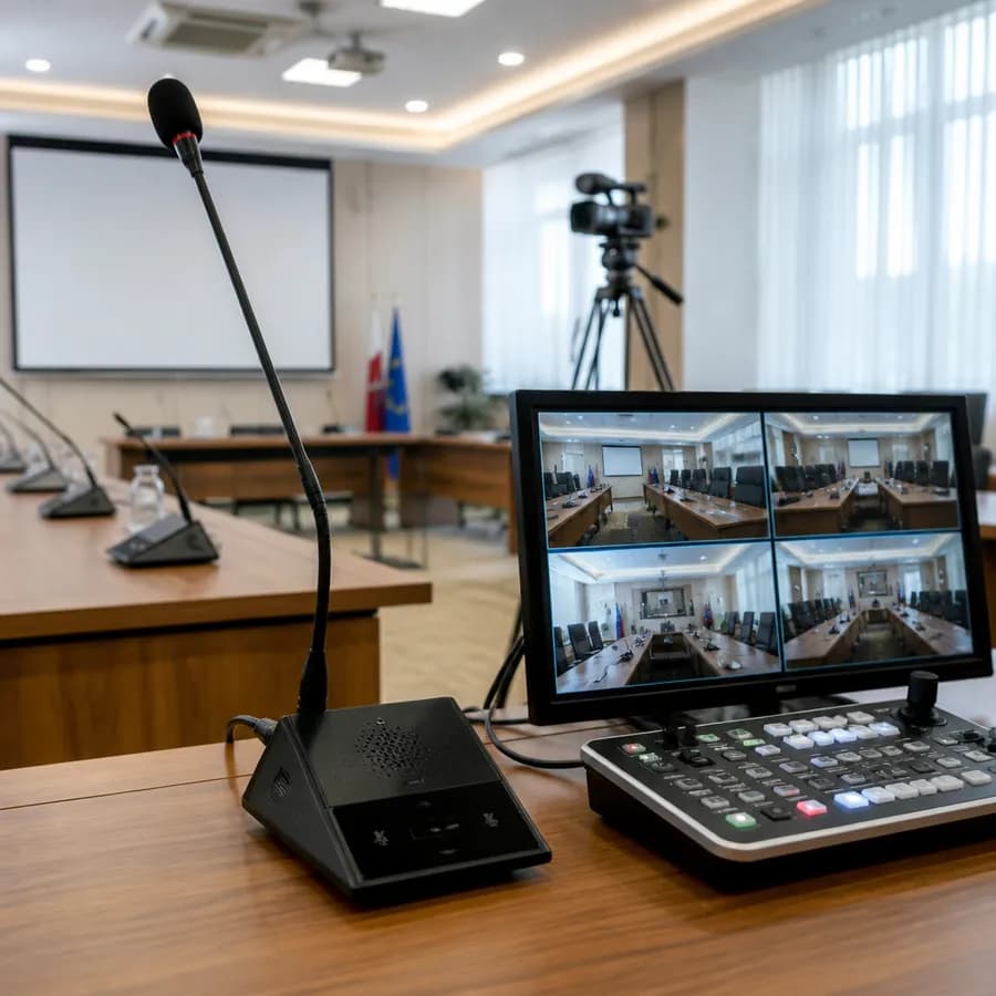 Obrady XXIX Sesji Rady Powiatu Wieruszowskiego z bezpośrednią relacją wideo