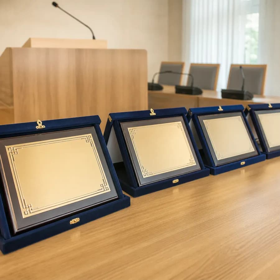 Wyróżnienia dla gospodarzy z powiatu wieruszowskiego wręczone podczas sesji rady