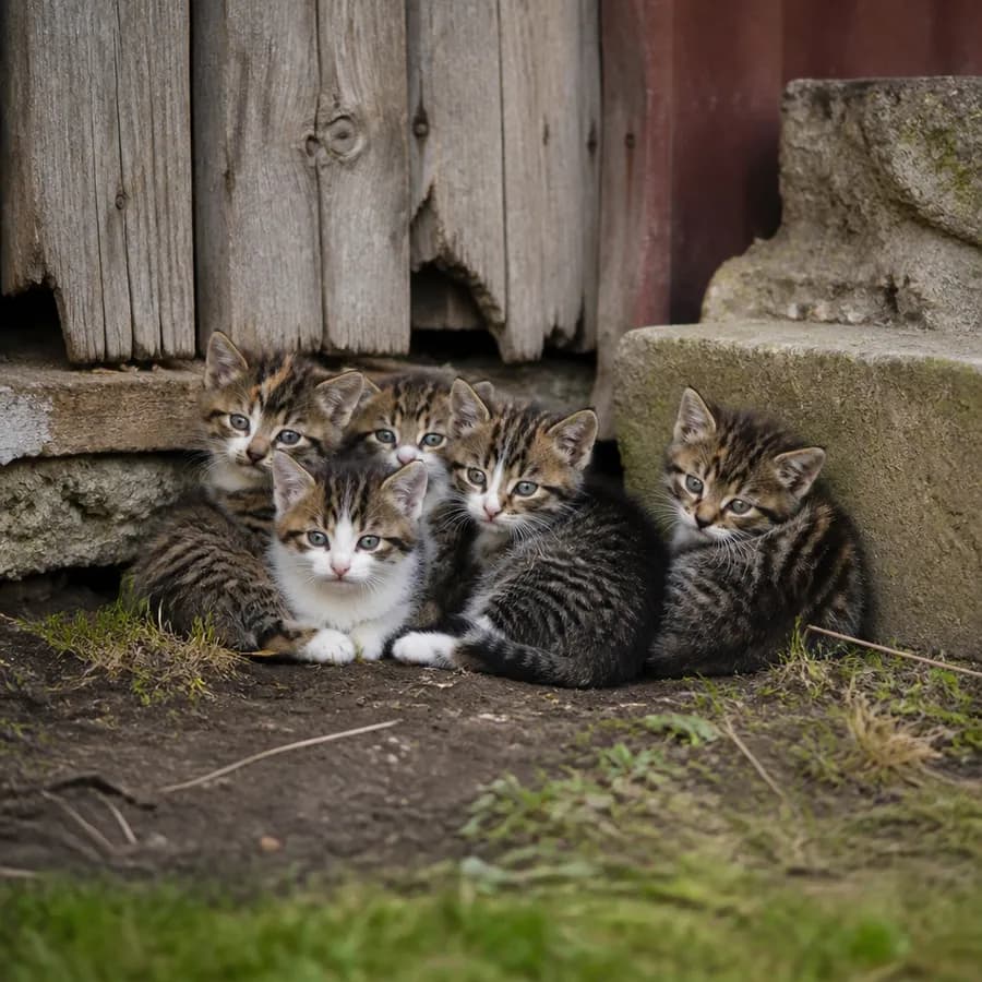 W Węglewicach odnaleziono młode koty. Trwają poszukiwania właściciela i chętnych do adopcji