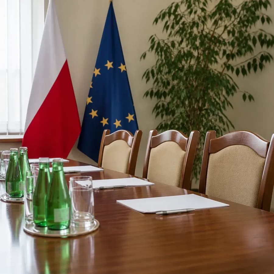 Spotkanie z wiceministrem rolnictwa w Urzędzie Gminy w Sokolnikach