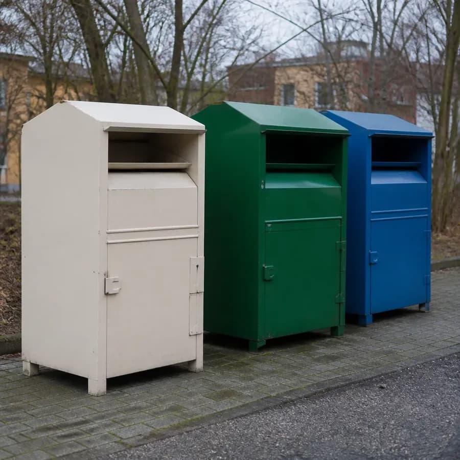 Wieruszów: Wezwanie do usunięcia nielegalnych kontenerów na odzież