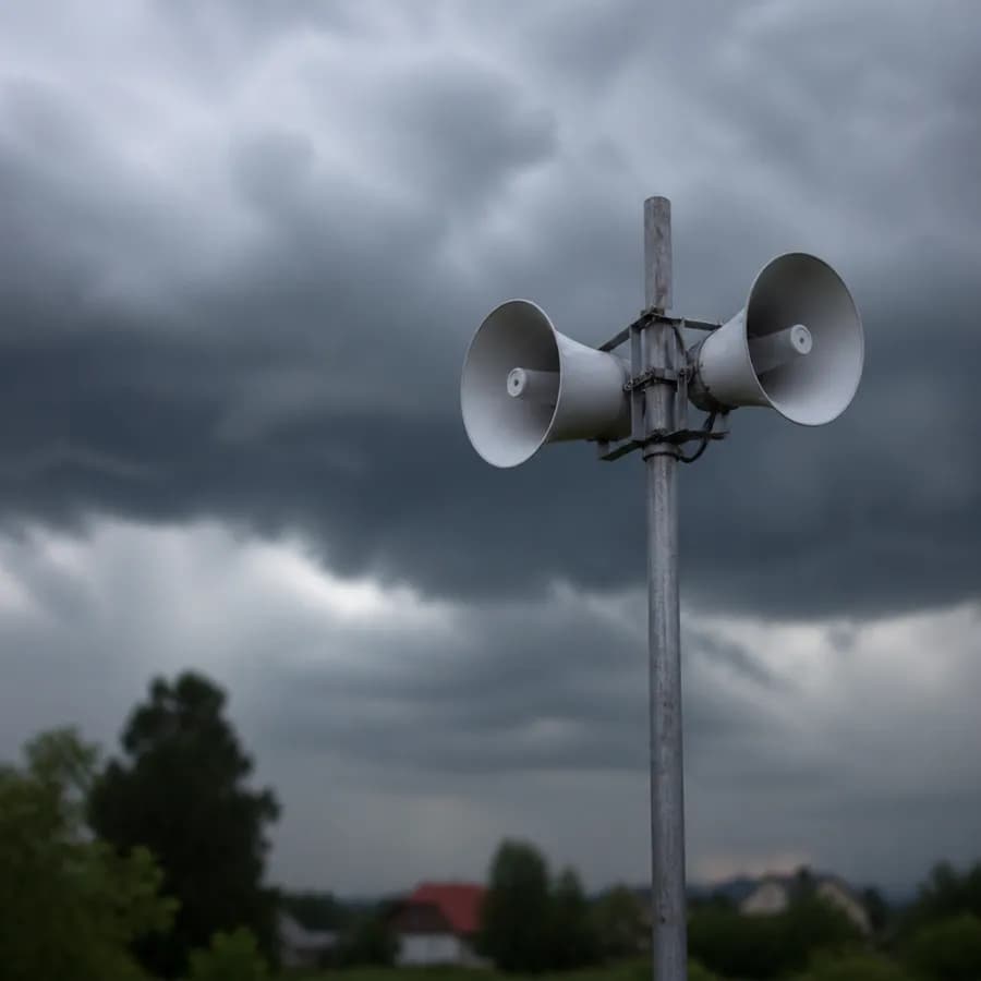 Alert pogodowy w gminie Czastary. Urzędnicy zalecają ostrożność