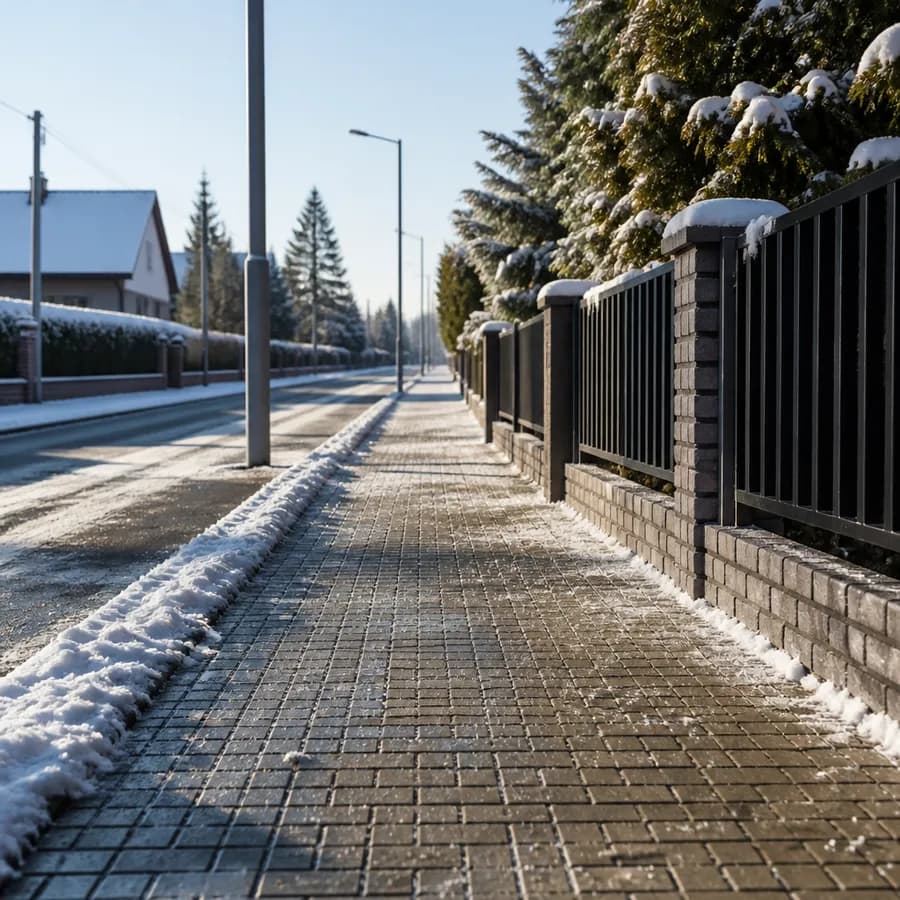 Obowiązkowe sprzątanie chodników przy posesjach. Przypomnienie dla mieszkańców gminy Wieruszów