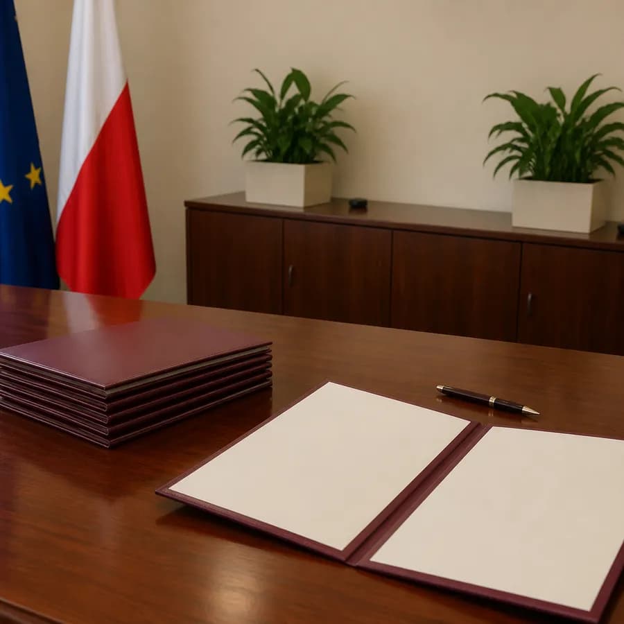 Nauczyciele z powiatu wieruszowskiego odebrali akty mianowania