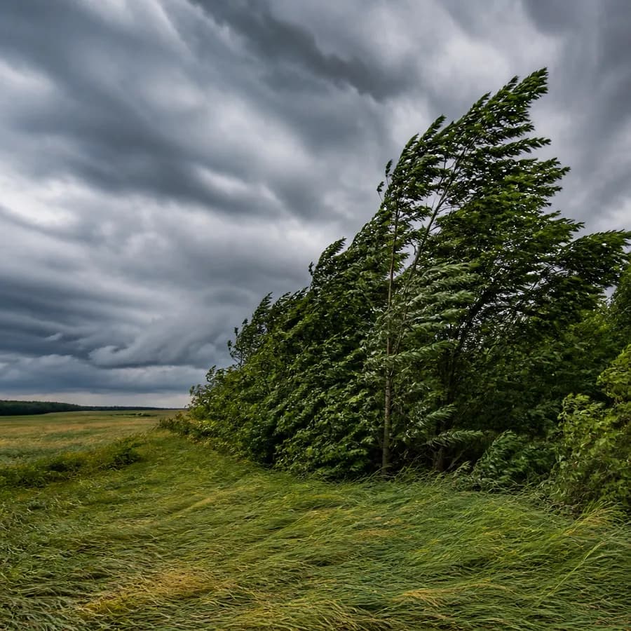 Ostrzeżenie meteorologiczne przed groźnymi porywami wiatru w regionie