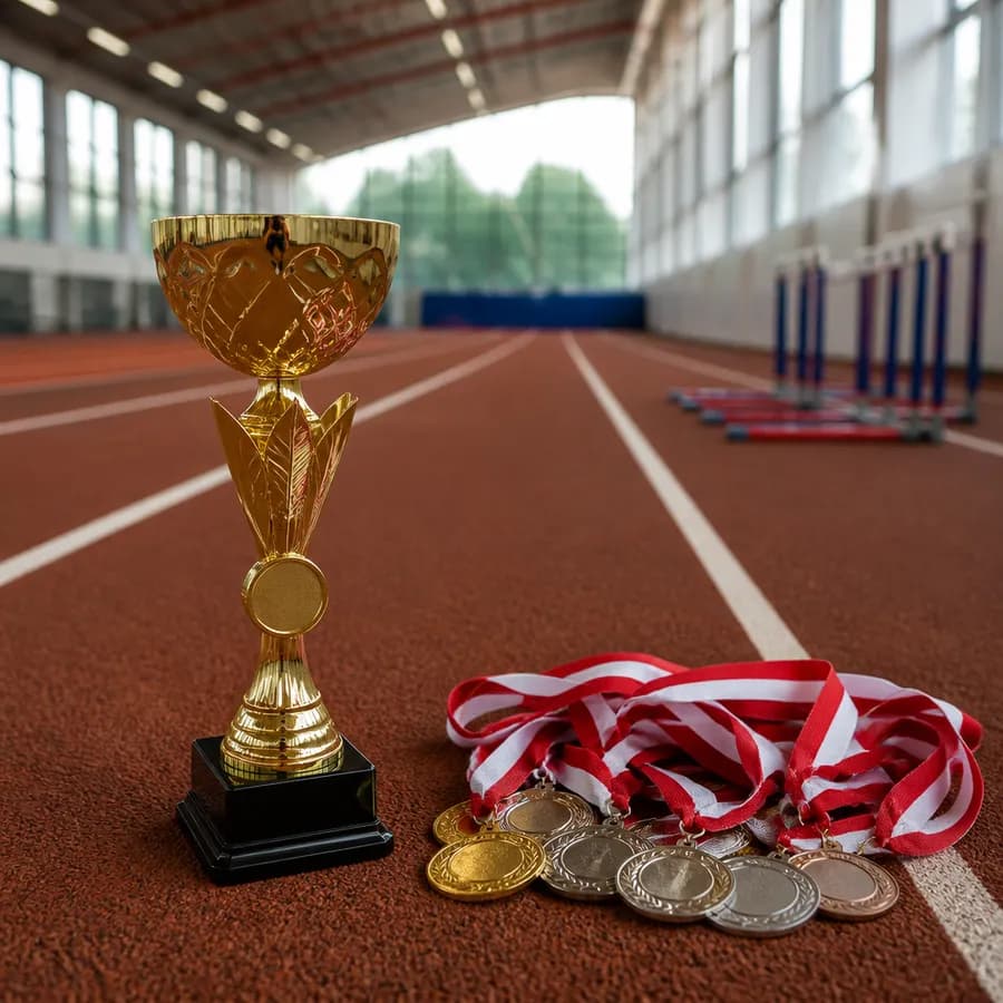 Podsumowanie udanego półrocza lekkoatletów UMLKS START Wieruszów