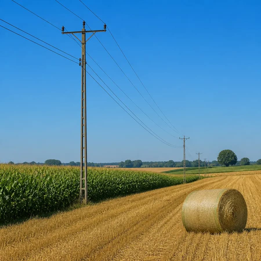 PGE Dystrybucja apeluje do rolników o dbałość o sieć elektryczną