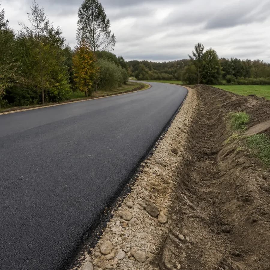 Relacja z ostatnich prac na drogach powiatu