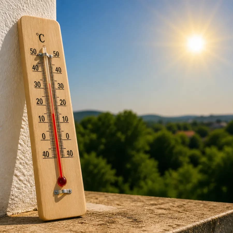 Prognoza gorących dni w powiecie wieruszowskim. Wydano ostrzeżenie meteorologiczne