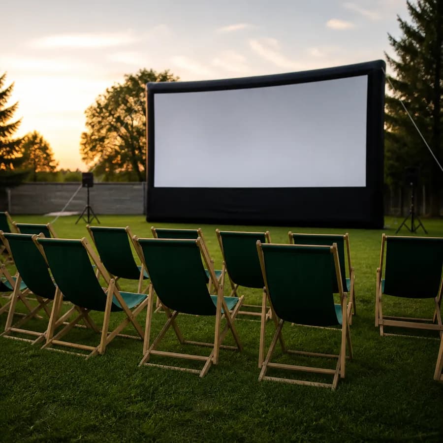 Filmowe wieczory pod chmurką w gminie Galewice
